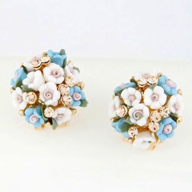Flower Stud  Earrings